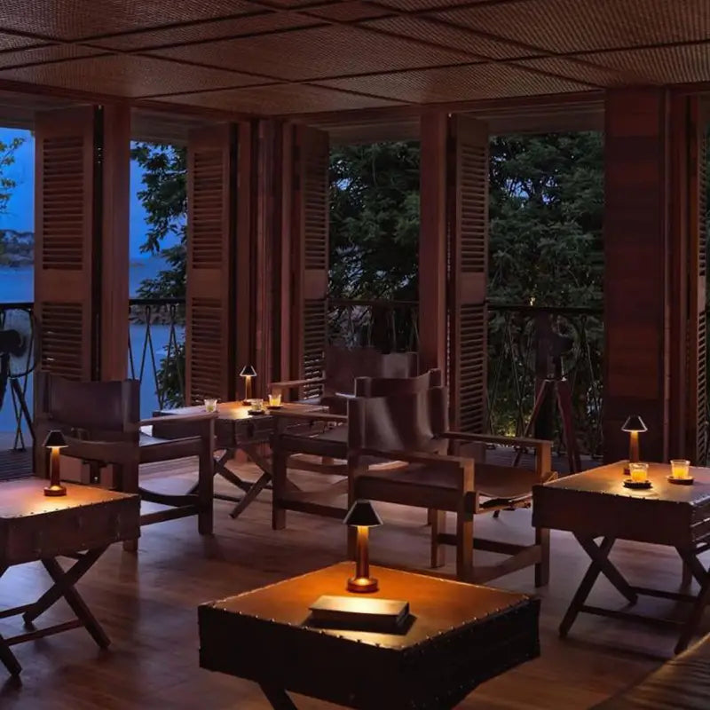 Wireless LED Table Lamp with Minimalist Design