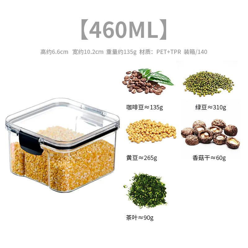 Food-Grade Plastic Sealing Jar for Snacks and Storage