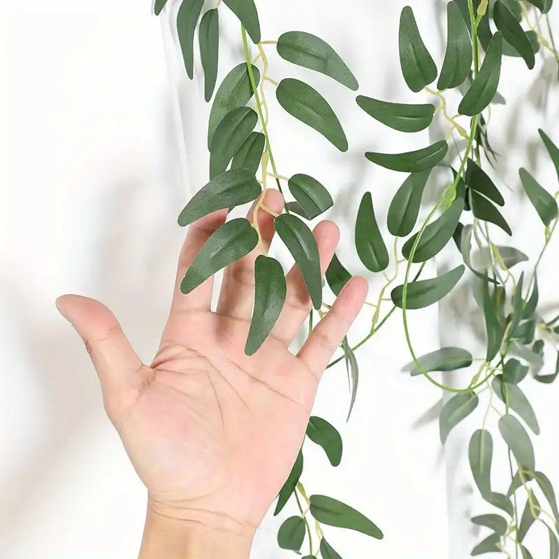 Willow Leaf Vine Hanging Artificial Greenery Garland