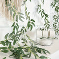 Willow Leaf Vine Hanging Artificial Greenery Garland