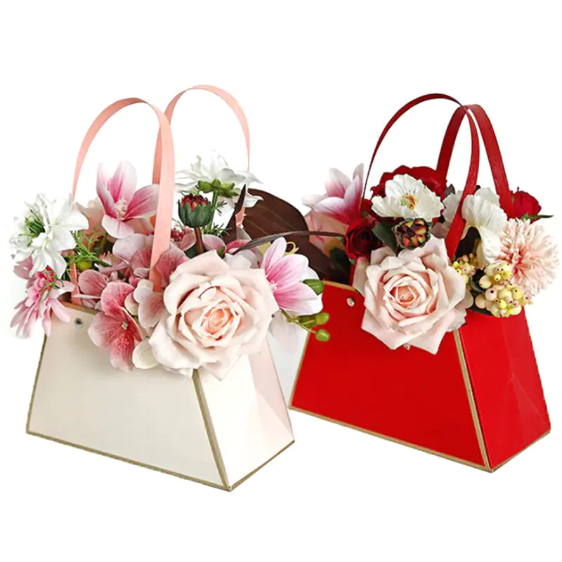 Portable Flower Box Gift Packaging for Events and Parties