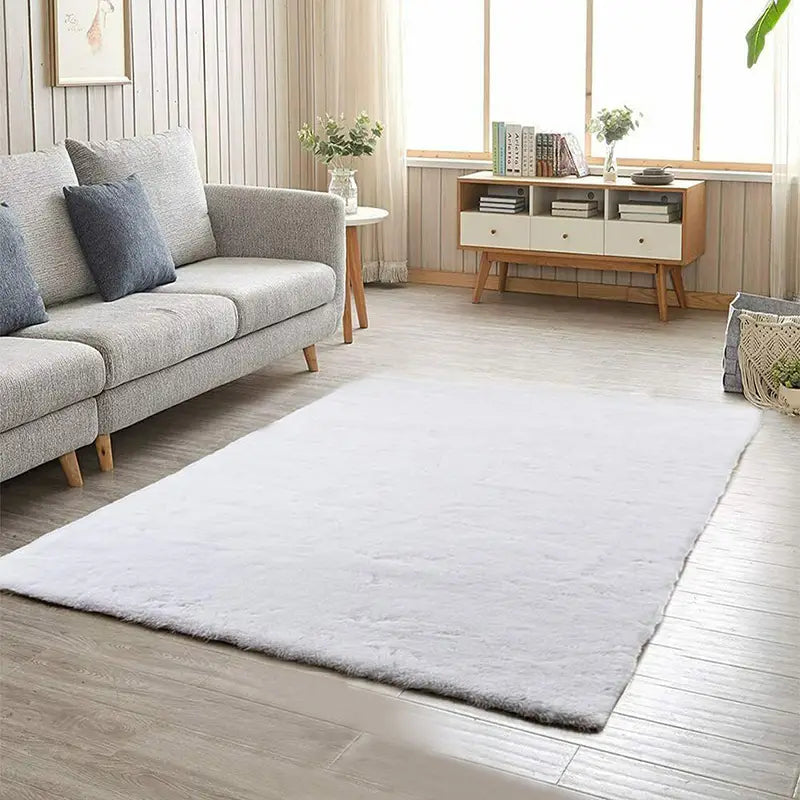 Plush Faux Fur Comfort Rug
