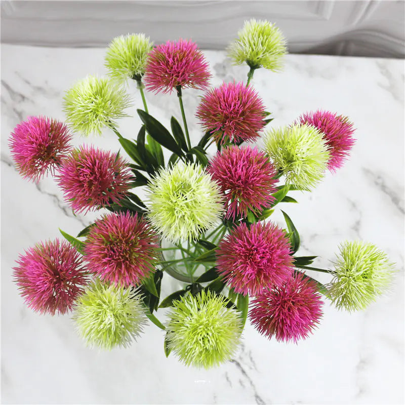 European Style Faux Dandelion Plastic Flower Decor