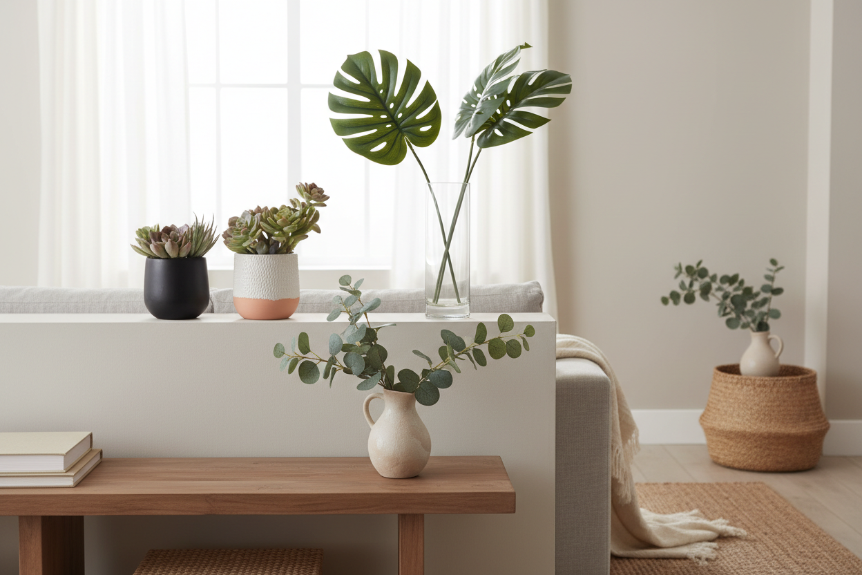 home and fake plant accessories  image filler