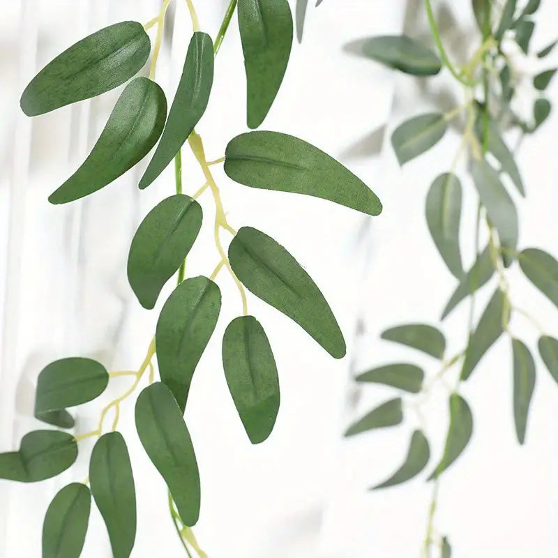 Willow Leaf Vine Hanging Artificial Greenery Garland